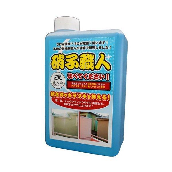 他サイト： 技職人魂 硝子職人 アルコール系ガラスクリーナー 詰替え 1000mlの商品画像