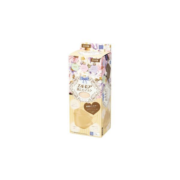 他サイト： カミ商事 エルモア 肌とも マスク Flower ベージュ 24枚入の商品画像