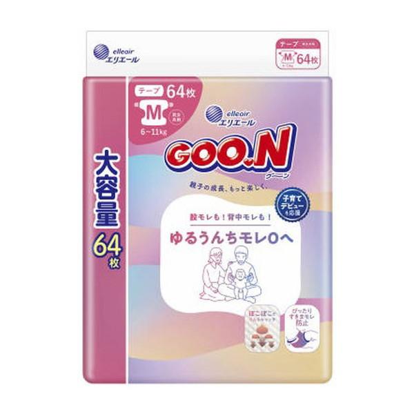 GOO.N (まとめ買い×3個セット)グーン ゆるうんちモレ0へ Mサイズ 大 