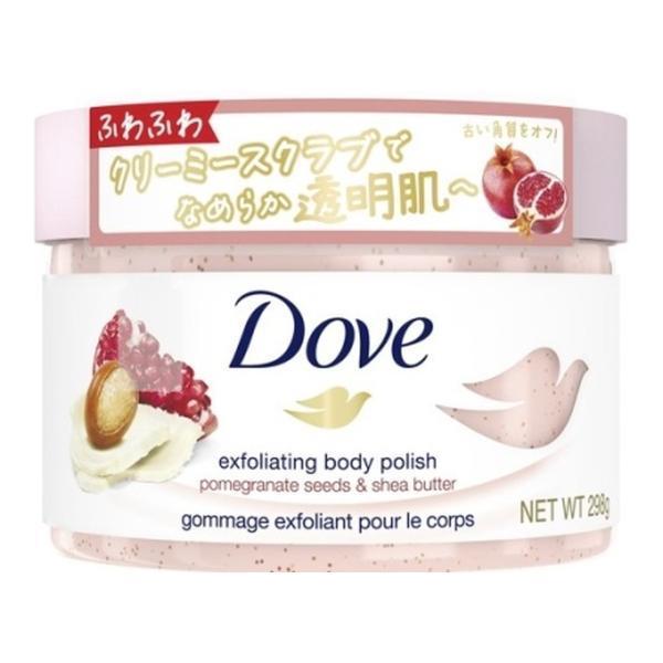 (まとめ買い×3個セット)ユニリーバ ダヴ クリーミースクラブ ザクロ &amp; シアバター 298g (送料無料)