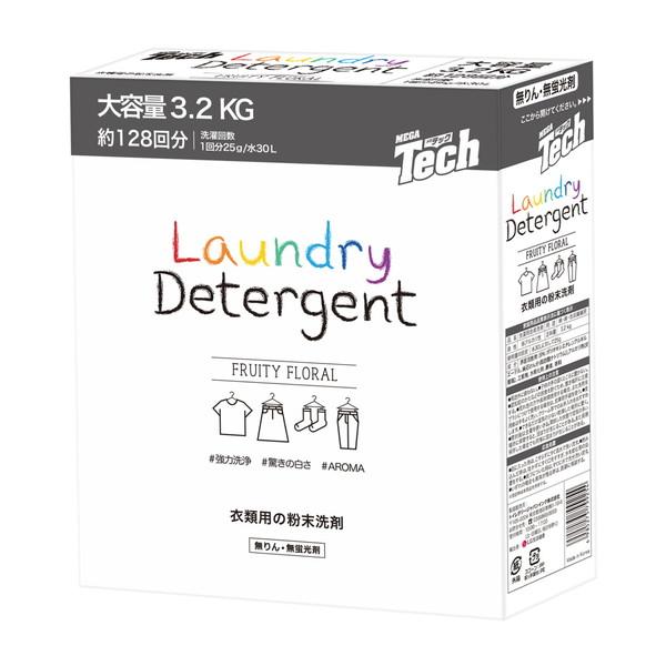 まとめ買い×4個セット)トイレタリージャパン メガテック 洗たく用粉末