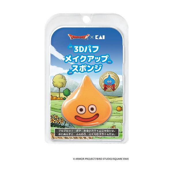 ドラゴンクエスト 3Dパフ メイクアップスポンジ スライム ドラクエ 貝印 (送料無料・まとめ買い×10個セット)ドラクエ スライム 3Dパフ
