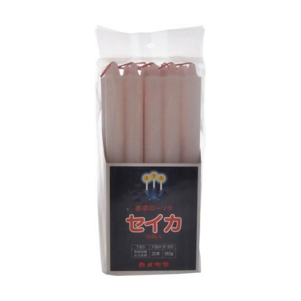 お一人様1個限り特価】カメヤマ セイカ 赤芯ローソク 7号5 20本 お一人様1個限り特価】カメヤマ セイカ 赤芯ローソク 7号5 20本