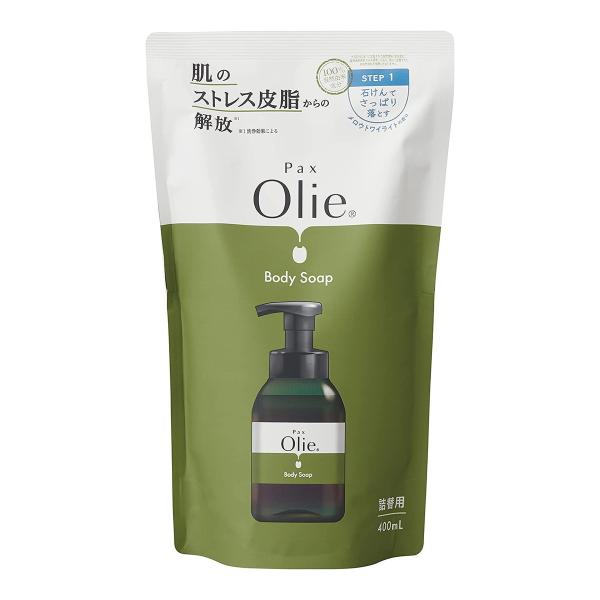 (まとめ買い×5個セット)太陽油脂 Pax Olie パックス オリー ボディーソープ 詰替用 400ml (送料無料)