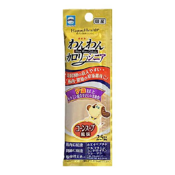 (まとめ買い×12個セット)アースペットハッピーヘルス わんわんカロリー シニア 筋肉・関節ケア コーンスープ風味 愛犬用栄養補完食 25g (送料無料)