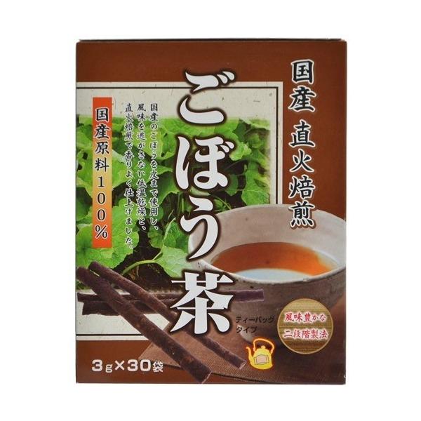 他サイト： ユニマットリケン 国産 直火焙煎 ごぼう茶 3g×30袋入の商品画像