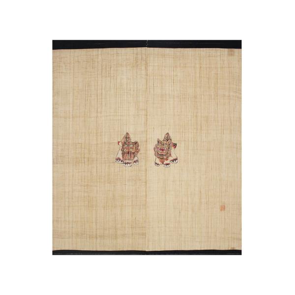 麻のれん　夏暖簾　手染め　涼感　　間仕切り　麻100％　　麻暖簾 麻のれん 夏暖簾 手染め 涼感 間仕切り 麻100％ 麻暖簾