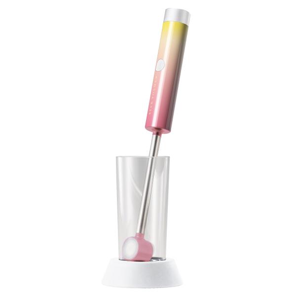 【商品名】　グリーンハウス ビールサーバー トロピカルピンク W24×D24×H237.5(mm) ビアフォーマー 超音波式 マドラー型 GH-BEER 【商品説明】　・本体W24×D24×H237.5（mm） 【サイズ】　高さ : 6.6...