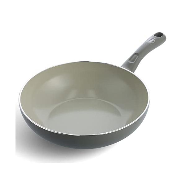 グリーンパン(Greenpan) グリーンシェフ 深型 ウォックパン 28cm IH