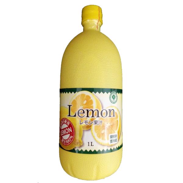 神戸物産 レモン果汁（業務用）1L 果汁100% 着色料不使用