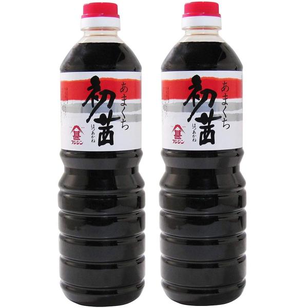 フジジン 上級 甘口 醤油 初茜(はつあかね) 1000ml×2本 本醸造醤油 ×2本