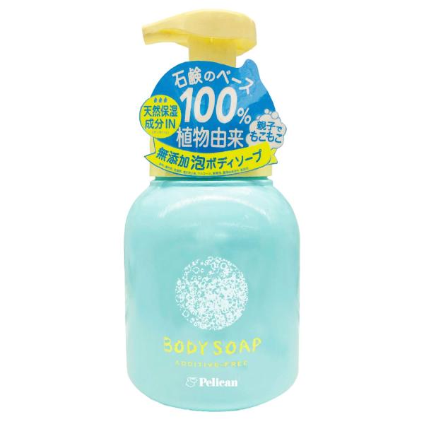 ペリカン石鹸 無添加 泡ボディソープ 500ミリリットル (x 1
