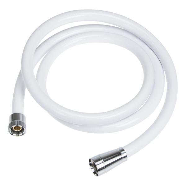 SANEI シャワーホース アダプター付き 長さ1.6ｍ 交換用 ネジサイズG1/2 マットホワイト PS30-86TXA-MW
