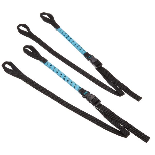 ROK straps (ロックストラップ) Commuter ストレッチ ストラップ ブルー リフレクティブ 2本入り ROK00333
