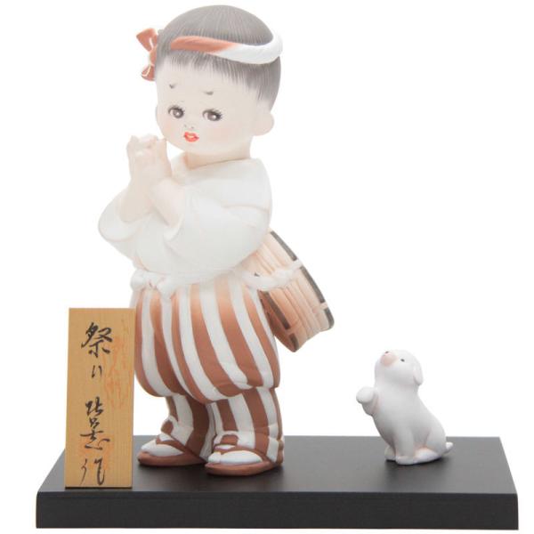 アウトレット品 日本人形博多人形 祭り 22a-ya-1207