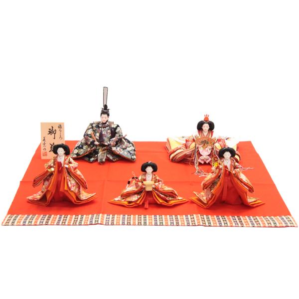 雛人形　親王と三人官女のセット 雛人形 親王と三人官女のセット