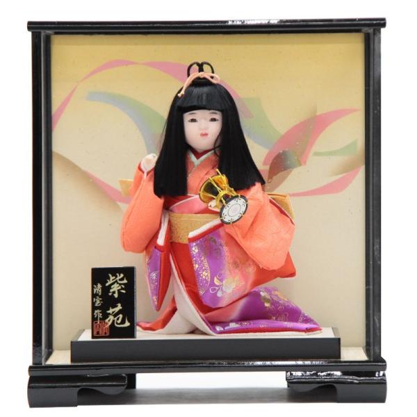 日本人形　紫苑 アウトレット品 雛人形舞踊人形 ケース人形 10号 紫苑 童人形 日本人形