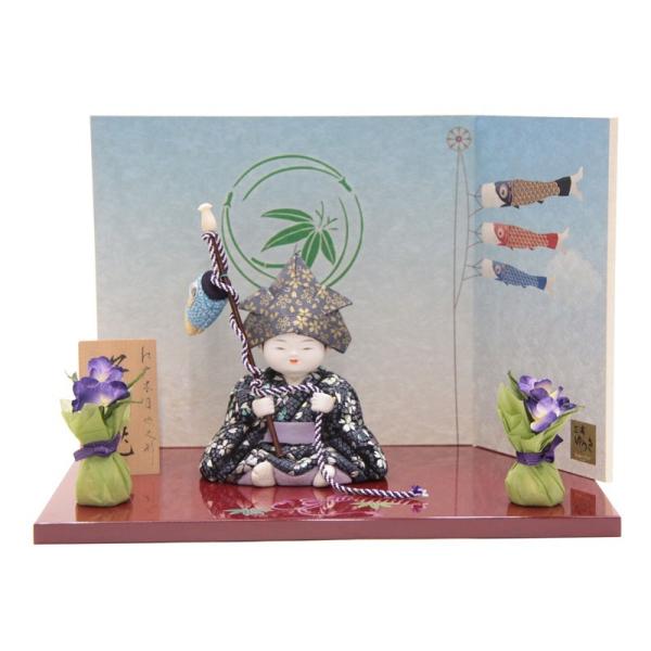 アウトレット品 五月人形木目込み人形 平飾り 子供兜22a-ya-2929
