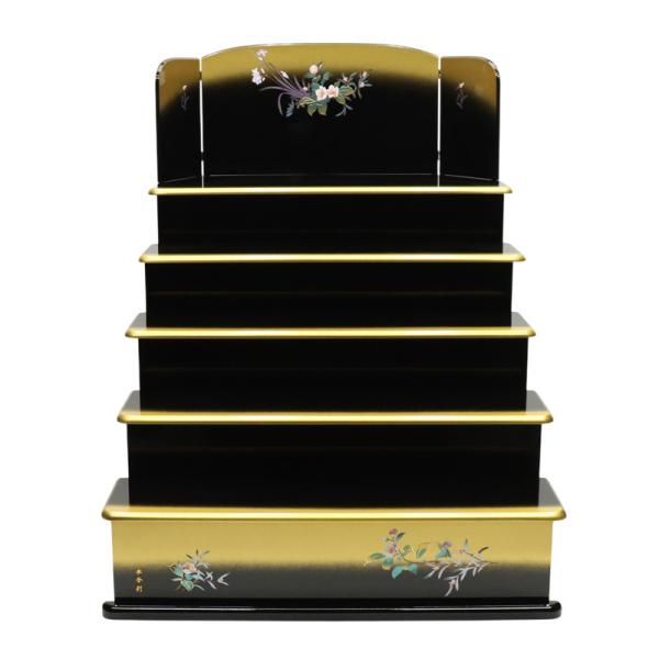 45号 黄金鶴 御殿台 セパレート 飾り台 畳台 金色 繧繝 金具 雛人形 45号 黄金鶴 御殿台 セパレート 飾り台 畳台 金色 繧繝 金具 雛人形 七