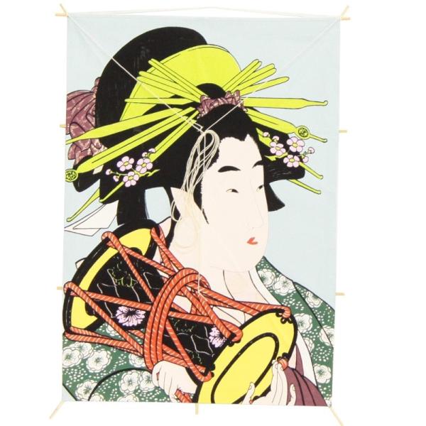 【確認画像】優良品　全国観光お土産　趣味の豆凧　浮世絵 インテリア　ディスプレイ hinaningyou_tako-4733-f121ro