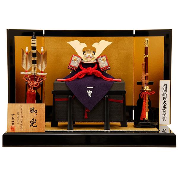 高級品】名匠加藤一胄作 五月人形 兜飾り 大きめサイズ