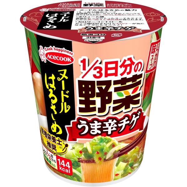 他サイト： エースコック ヌードルはるさめ 1/3日分の野菜 うま辛チゲ 44g×6個の商品画像