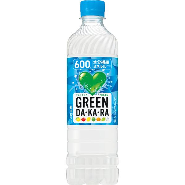 他サイト： サントリー グリーンダカラ スポーツドリンク ペットボトル (冷凍兼用) (熱中症対策) 600ml ×24本の商品画像