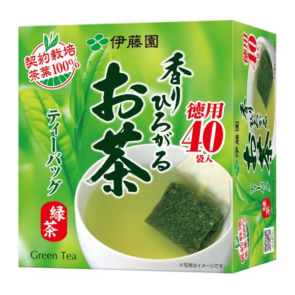 他サイト： 伊藤園 香りひろがるお茶 緑茶 ティーバッグ 2.0g×40袋の商品画像