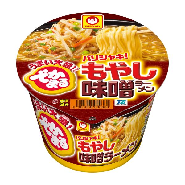 他サイト： マルちゃん でかまる バリシャキ もやし味噌ラーメン 161g×12個 ( 大盛り / 味噌ラーメン ) 即席 カップラーメン カップ麺 (の商品画像