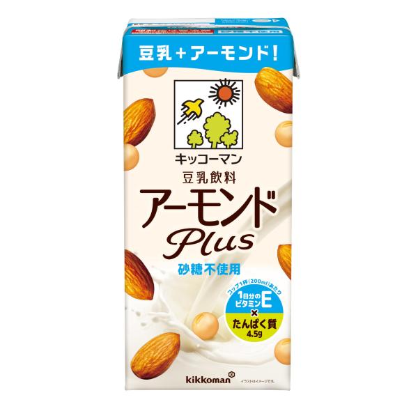 他サイト： キッコーマン(豆乳) 飲料 アーモンドPlus 砂糖不使用 1000ml×6本の商品画像