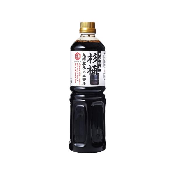 他サイト： クルメキッコー 杉木桶九州産丸大豆しょうゆ 1Lの商品画像