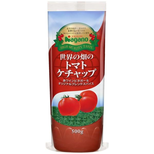 他サイト： ナガノトマト 世界の畑のトマトケチャップ 500g×2袋の商品画像
