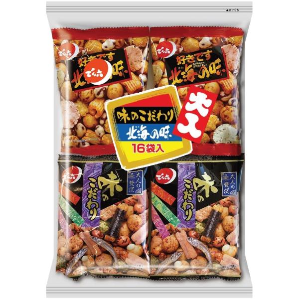 他サイト： でん六 大入16袋ペアバッグ 2袋の商品画像