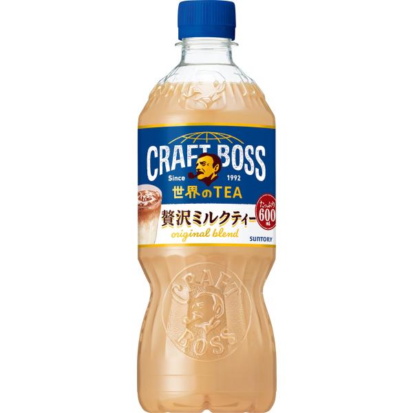 他サイト： サントリー クラフトボス ミルクティー 紅茶 世界のTEA 600ml×24本の商品画像