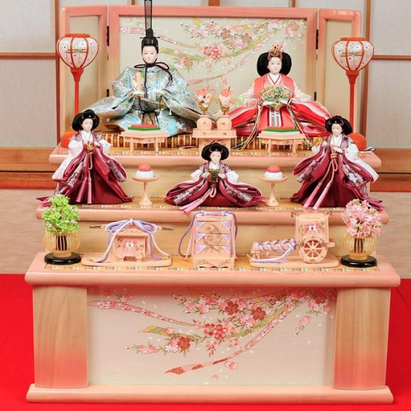 デザイン綺麗 亜加莉雛 雛人形 収納飾り 段飾り ピンク 三段飾り 五人飾り おしゃれ 人気 高級 ひな人形 お雛様 お雛さま おひな様 Buyee Buyee Japanese Proxy Service Buy From Japan Bot Online