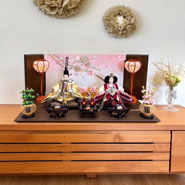 ナナちゃん様専用大人でも飾りたくなるモダン親王飾りお雛様 ナナ