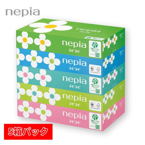 【商品説明（1箱あたり）】ブラント名: ネピア内容量:300枚(150組)原産国:日本商品サイズ (幅×奥行×高さ) :227mm×116mm×225mmメーカー名: 王子ネピアご家庭内の様々なシーンでご使用いただける、コンパクトなサイズの...