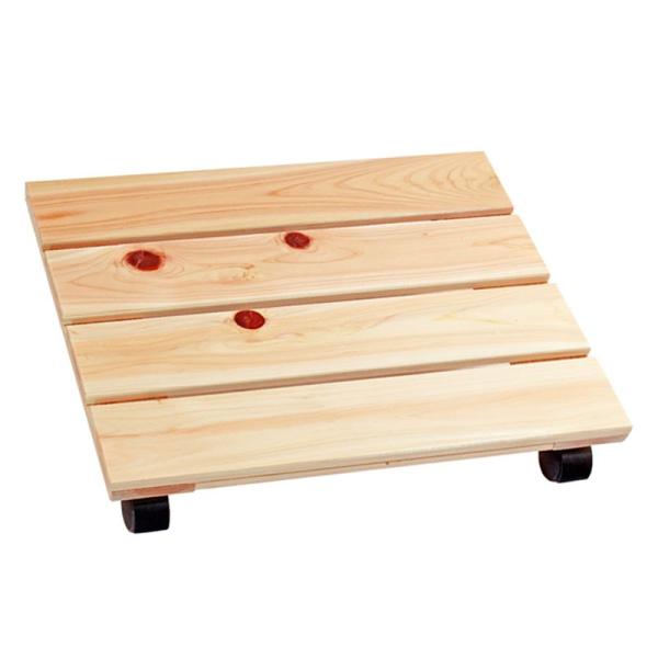 押入れ収納が楽になる！国産ひのきのキャスター付きすのこですひのきには防虫効果・防ダニ効果・抗菌・坑カビ効果などがあり押入れ、ベッド下の収納に最適です●商品サイズ(約)：幅45×奥行37×高さ7.8cm●耐荷重：40kg●材質：国産ひのき●板...