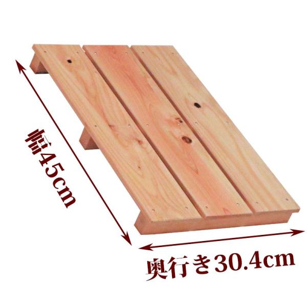 【商品サイズ】幅91cm×奥行き27cm×高さ2cm【重量】約0.8kg ・すのこ棚用の支柱です ・国産ひのき製※2022年3月24日より一部仕様が変更されました。詳しくは下記をご参照ください。
