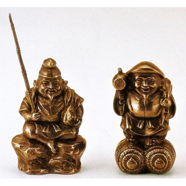 高岡銅器の和風置物／開運戎大黒天 津田永寿作品 桐箱付 : 檜屋美術館