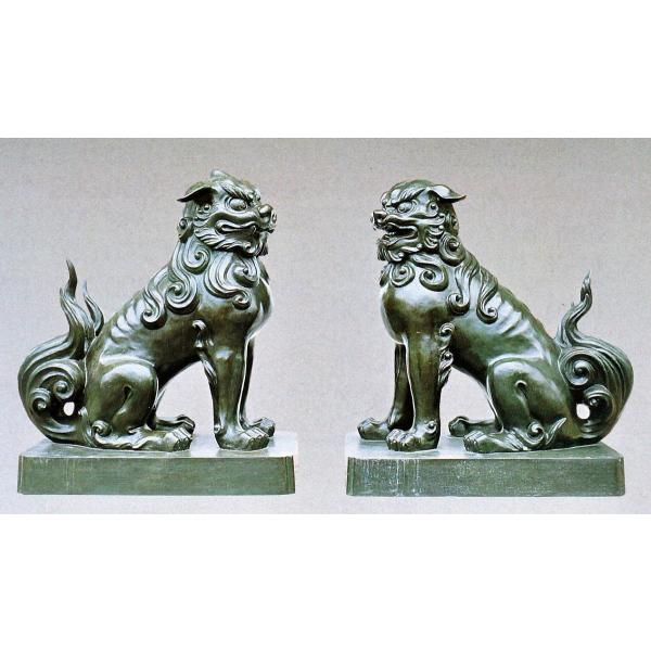狛犬一対 30号 高岡銅器 神社仏閣の置物 神仏具 狛犬の置物 Buyee Buyee Japanese Proxy Service Buy From Japan Bot Online