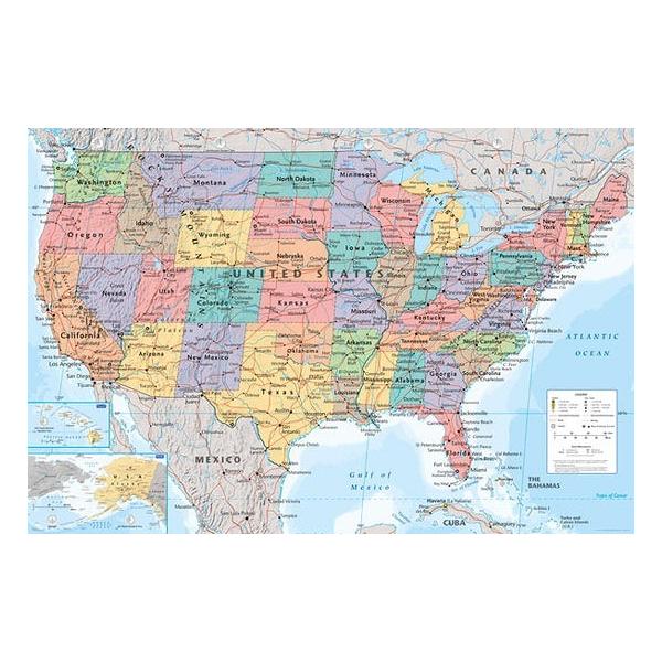 アメリカ地図 ポスター フレーム 白色 付 Gn 0757w 掛け軸工芸 ポスターカレンダー館 通販 Yahoo ショッピング