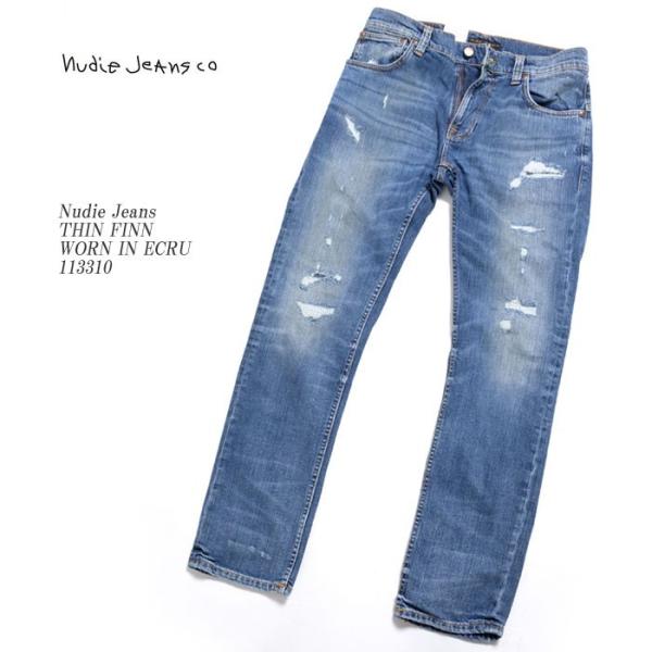 Nudie Jeans（ヌーディージーンズ） Thin Finn WORN IN ECRU 113310