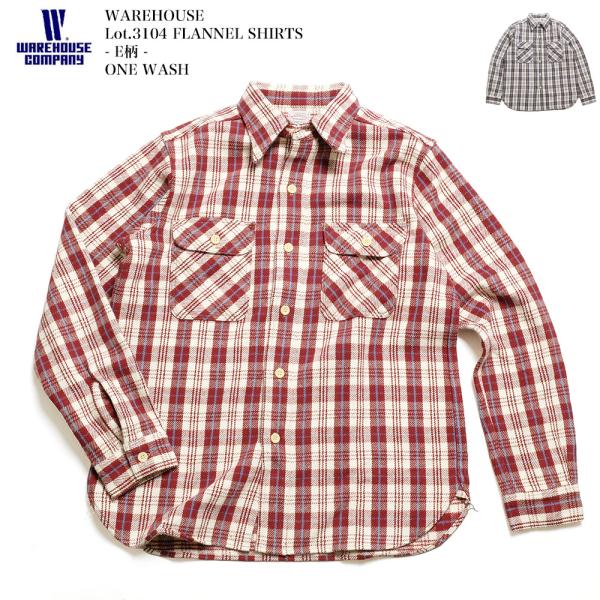 WAREHOUSE（ウエアハウス） WAREHOUSE 3104E-25 Lot.3104 フランネル