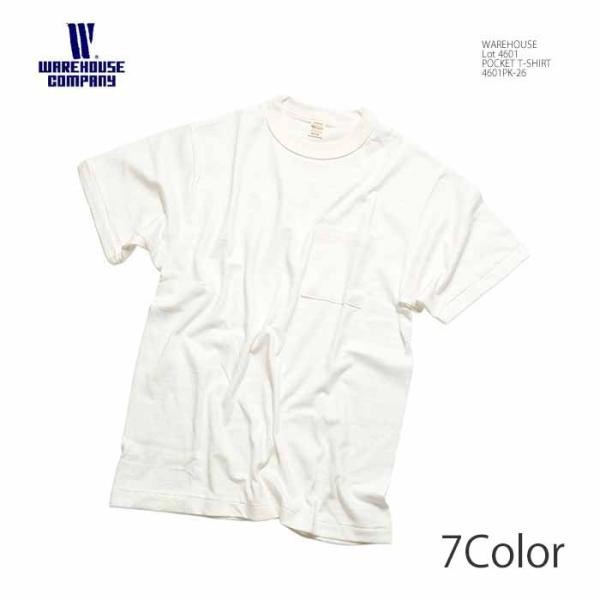 WAREHOUSE（ウエアハウス） WAREHOUSE 4601PK-26 Lot.4601 ポケット T