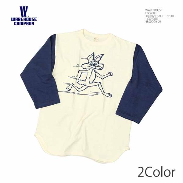 WAREHOUSE（ウエアハウス） WAREHOUSE 4800COY-25 7分袖 ベースボールT