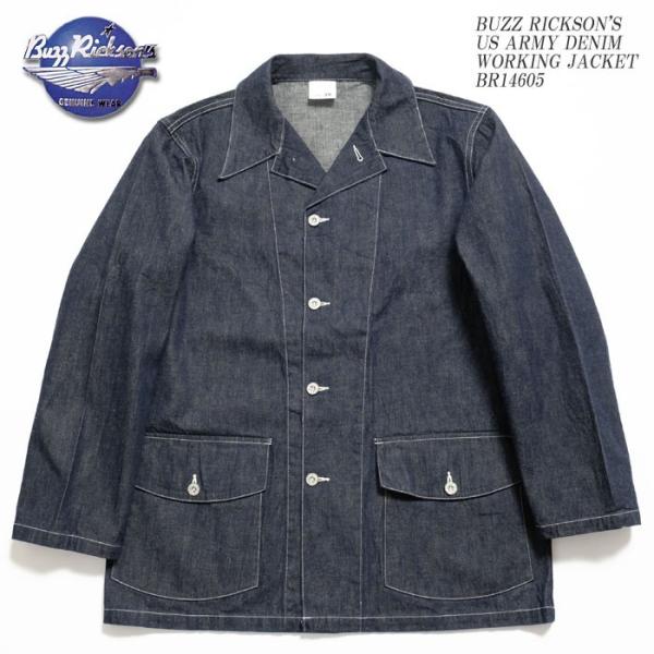 BUZZ RICKSON'S U.S. ARMY デニム ワーキング ジャケット BUZZ RICKSON'S RICKSON'S（バズリクソンズ） US ARMY デニム