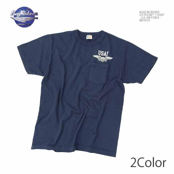 BUZZ RICKSON'S バズリクソンズ BR79579 プリント ポケット Tシャツ