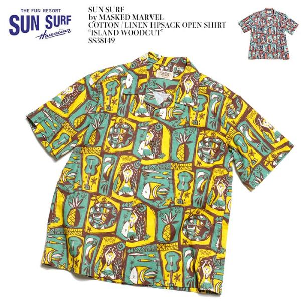SUN SURF SURF（サンサーフ） by MASKED MARVE コットン リネン ホップ