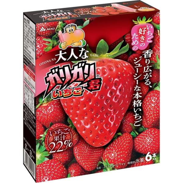 赤城乳業 大人なガリガリ君いちご 56ml×6本×7箱